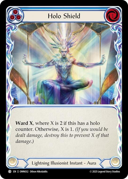 Holo Shield (Blue) (OMN032) [Omens of the Third Age]