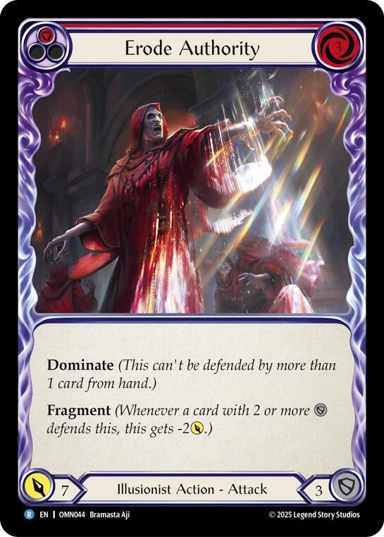Erode Authority (Red) (OMN044) [Omens of the Third Age]
