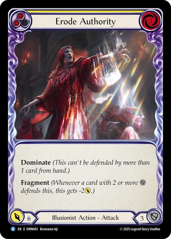 Erode Authority (Yellow) (OMN045) [Omens of the Third Age]