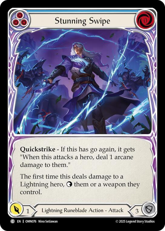Stunning Swipe (Blue) (OMN076) [Omens of the Third Age]