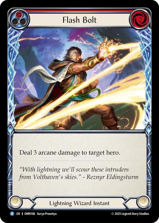 Flash Bolt (Red) (OMN106) [Omens of the Third Age]