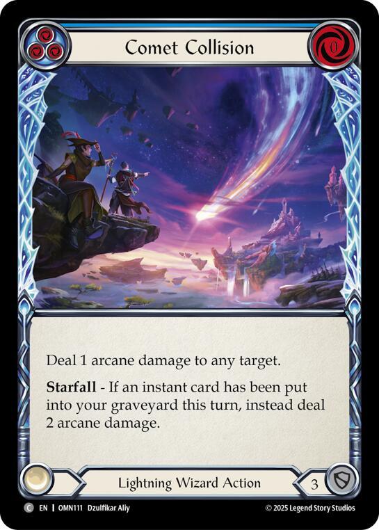 Comet Collision (Blue) (OMN111) [Omens of the Third Age]