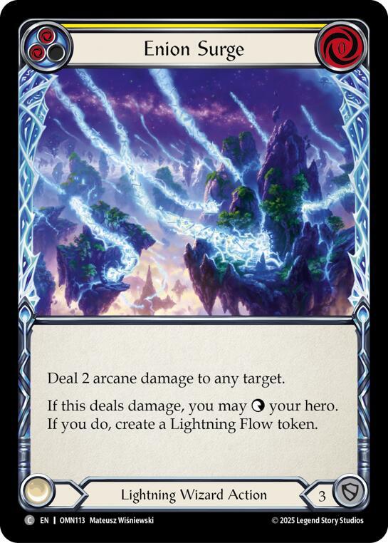 Enion Surge (Yellow) (OMN113) [Omens of the Third Age]