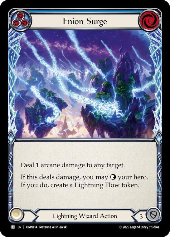 Enion Surge (Blue) (OMN114) [Omens of the Third Age]