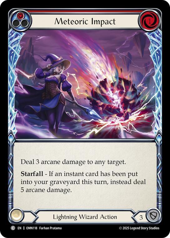 Meteoric Impact (Red) (OMN118) [Omens of the Third Age]