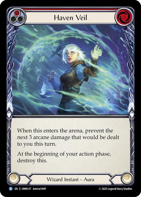 Haven Veil (Red) (OMN137) [Omens of the Third Age]