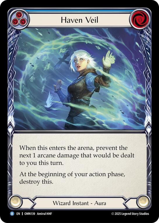 Haven Veil (Blue) (OMN139) [Omens of the Third Age]