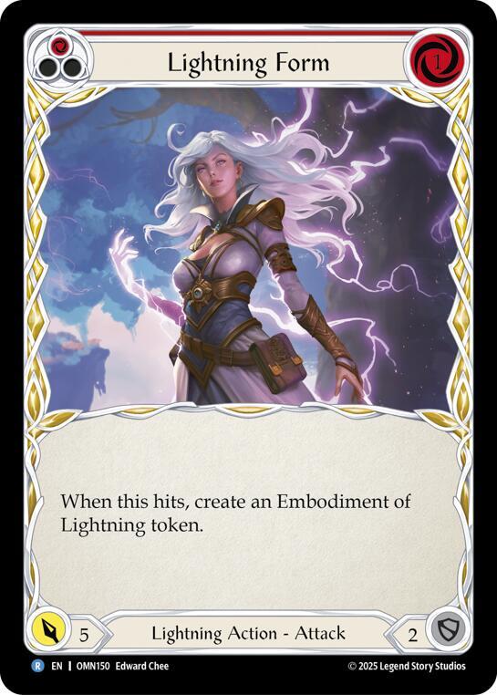 Lightning Form (Red) (OMN150) [Omens of the Third Age]