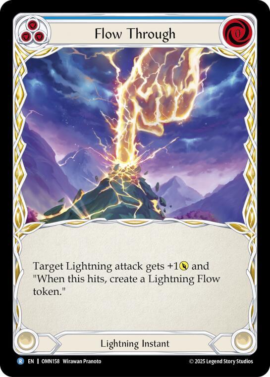 Flow Through (Blue) (OMN158) [Omens of the Third Age]