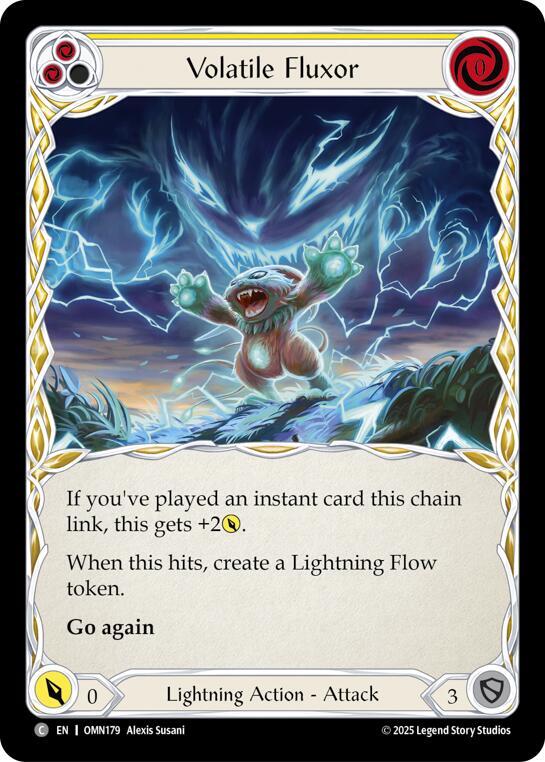 Volatile Fluxor (Yellow) (OMN179) [Omens of the Third Age]