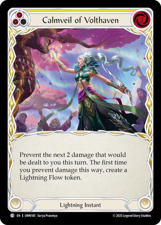 Calmveil Of Volthaven (Yellow) (OMN185) [Omens of the Third Age]