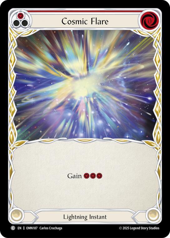 Cosmic Flare (Red) (OMN187) [Omens of the Third Age]