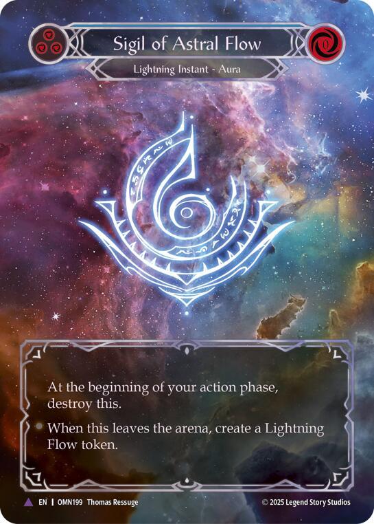 Sigil Of Astral Flow (Blue) (Marvel) (OMN199) [Omens of the Third Age]