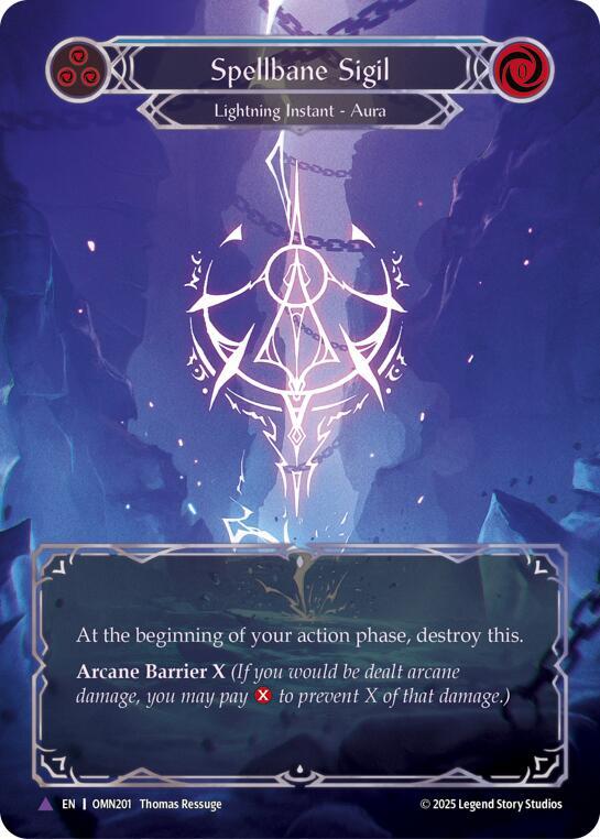 Spellbane Sigil (Blue) (Marvel) (OMN201) [Omens of the Third Age]