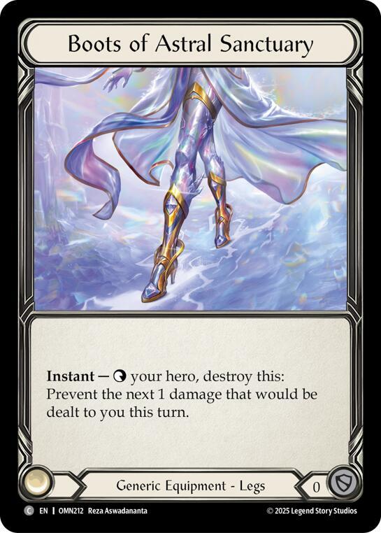 Boots Of Astral Sanctuary (OMN212) [Omens of the Third Age]