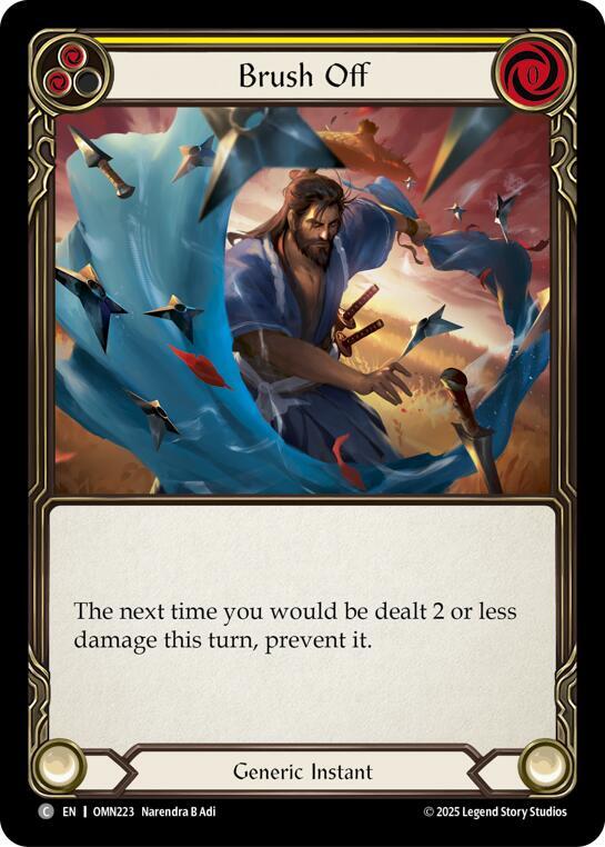 Brush Off (Yellow) (OMN223) [Omens of the Third Age]