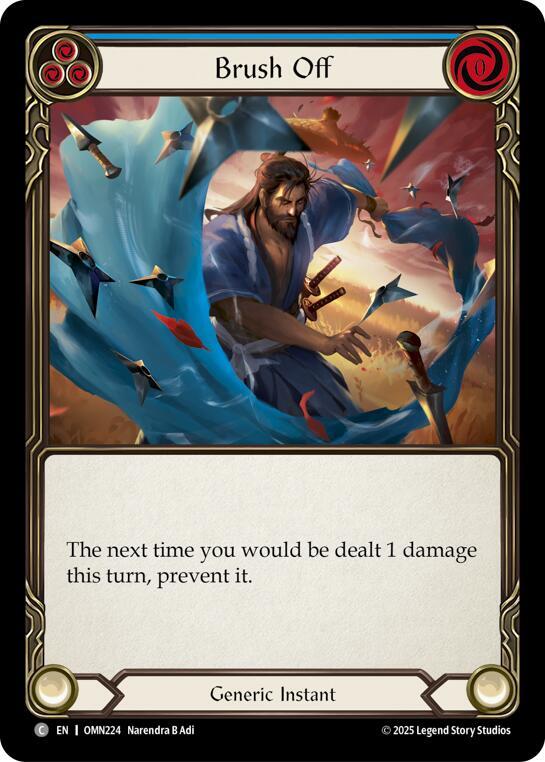 Brush Off (Blue) (OMN224) [Omens of the Third Age]