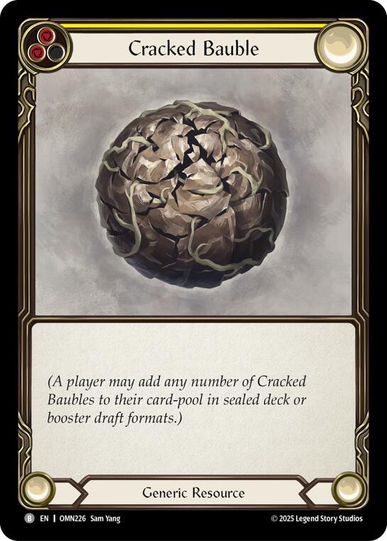 Cracked Bauble (Yellow) (OMN226) [Omens of the Third Age]