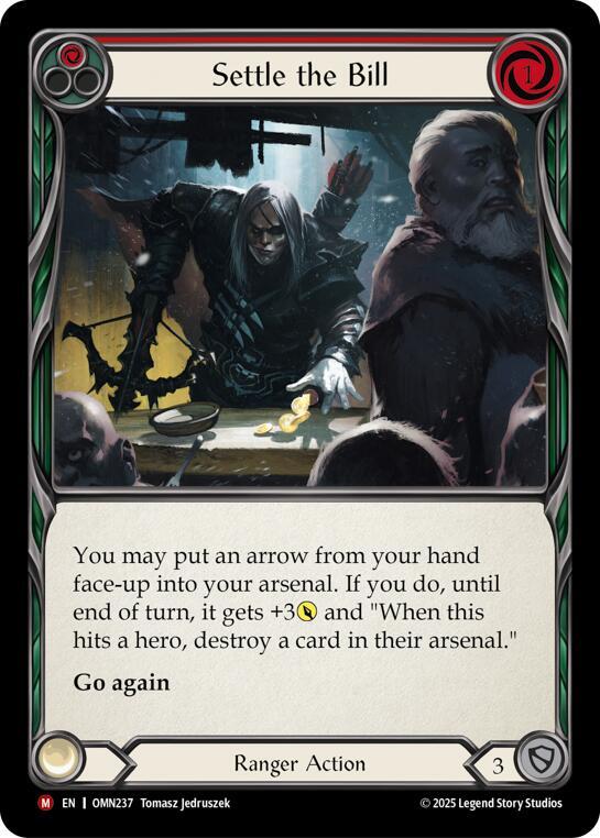 Settle The Bill (Red) (OMN237) [Omens of the Third Age]