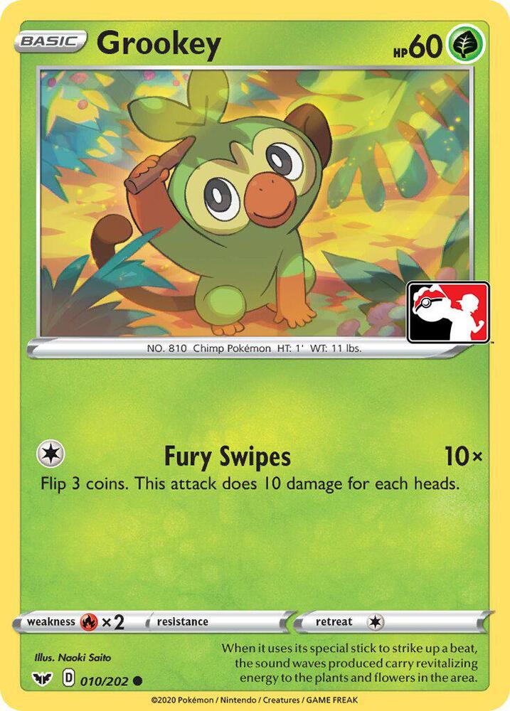 Grookey (Library Exclusive) (011/202) [Miscellaneous Cards and Products]
