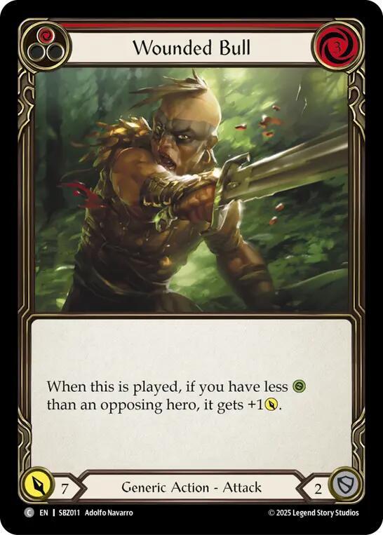 Wounded Bull (Red) (SBZ011) [Silver Age Chapter 3]