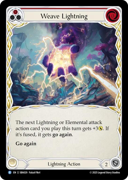 Weave Lightning (Red) (SBA029) [Silver Age Chapter 3]