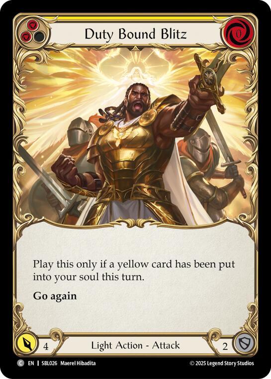 Duty Bound Blitz (Yellow) (SBL026) [Silver Age Chapter 3]