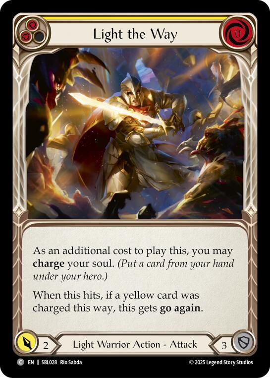 Light the Way (Yellow) (SBL028) [Silver Age Chapter 3]