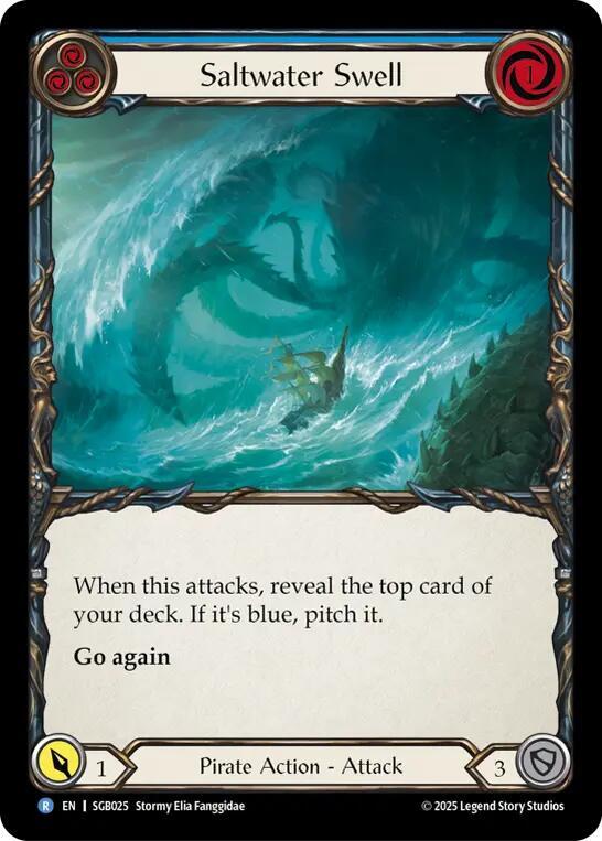 Saltwater Swell (Blue) (SGB025) [Silver Age Chapter 3]