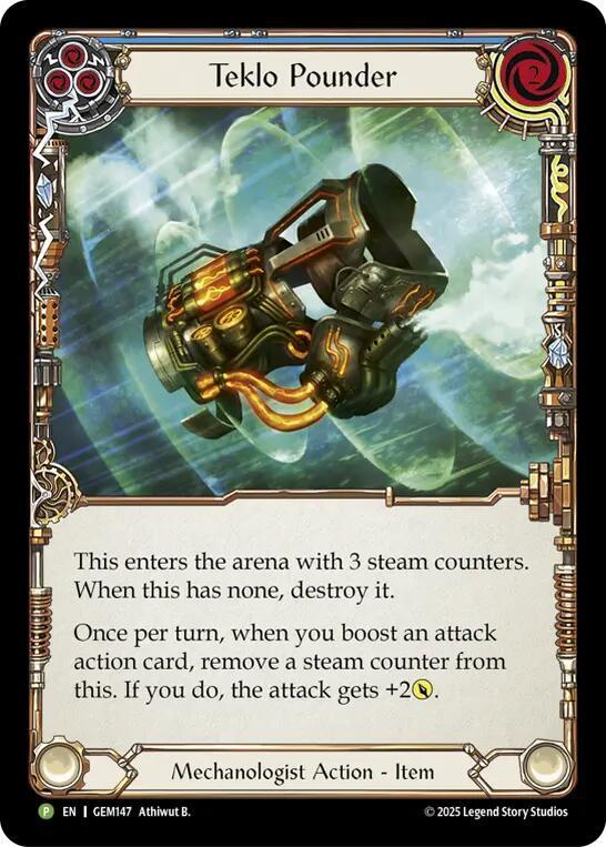 Teklo Pounder (Blue) (GEM147) [Gem Pack 5]
