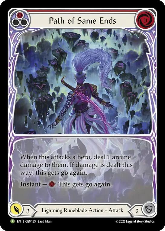 Path of Same Ends (Red) (GEM155) [Gem Pack 5]