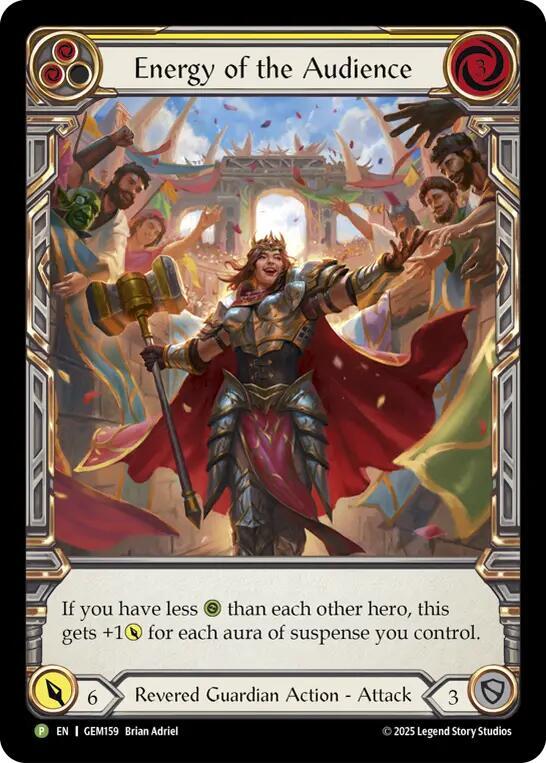 Energy of the Audience (Yellow) (GEM159) [Gem Pack 5]