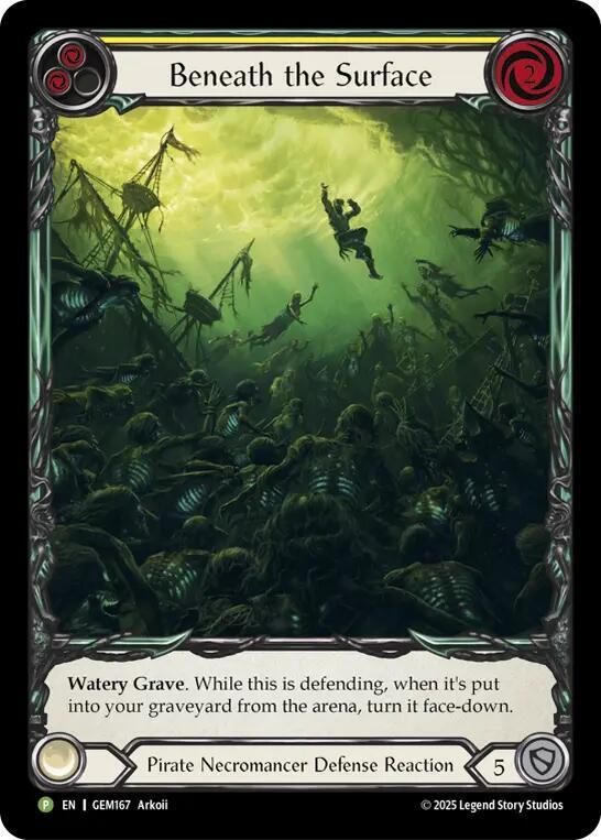 Beneath the Surface (Yellow) (GEM167) [Gem Pack 5]