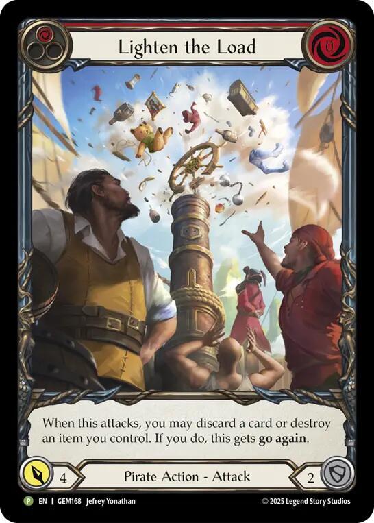Lighten the Load (Red) (GEM168) [Gem Pack 5]