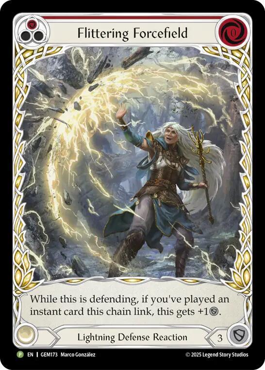 Flittering Forcefield (Red) (GEM173) [Gem Pack 5]