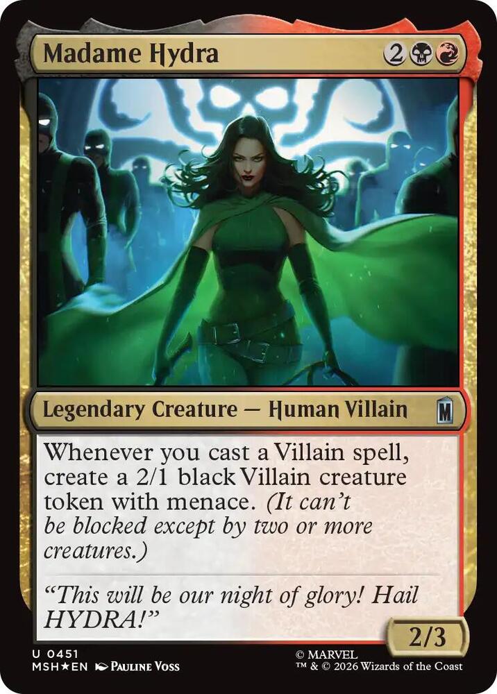 Madame Hydra (Suge Foil) (451) [Marvel Super Heroes]