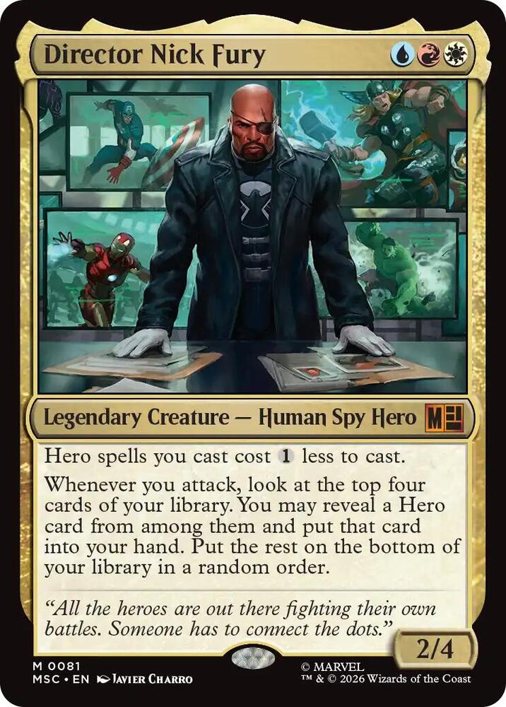 Director Nick Fury (81) [Marvel Super Heroes Commander]