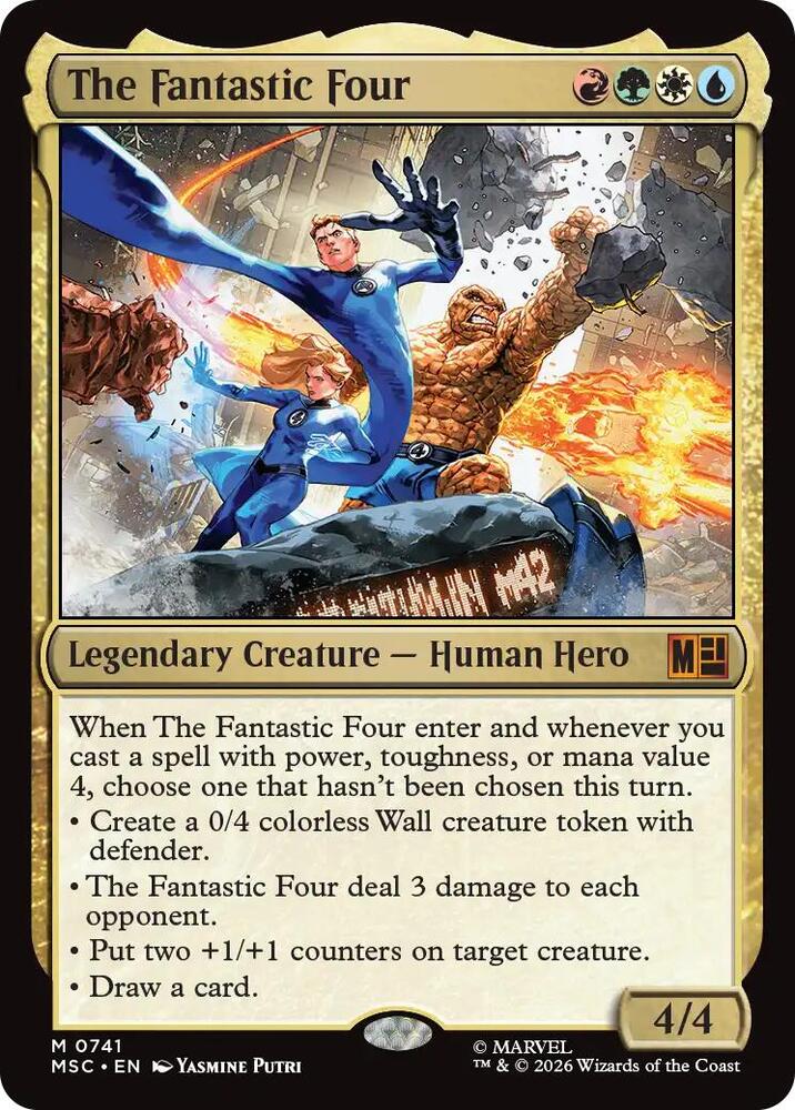 The Fantastic Four (741) [Marvel Super Heroes Commander]