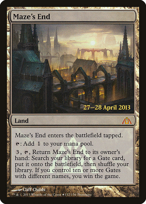 Maze's End (152★) [Dragon's Maze Promos]