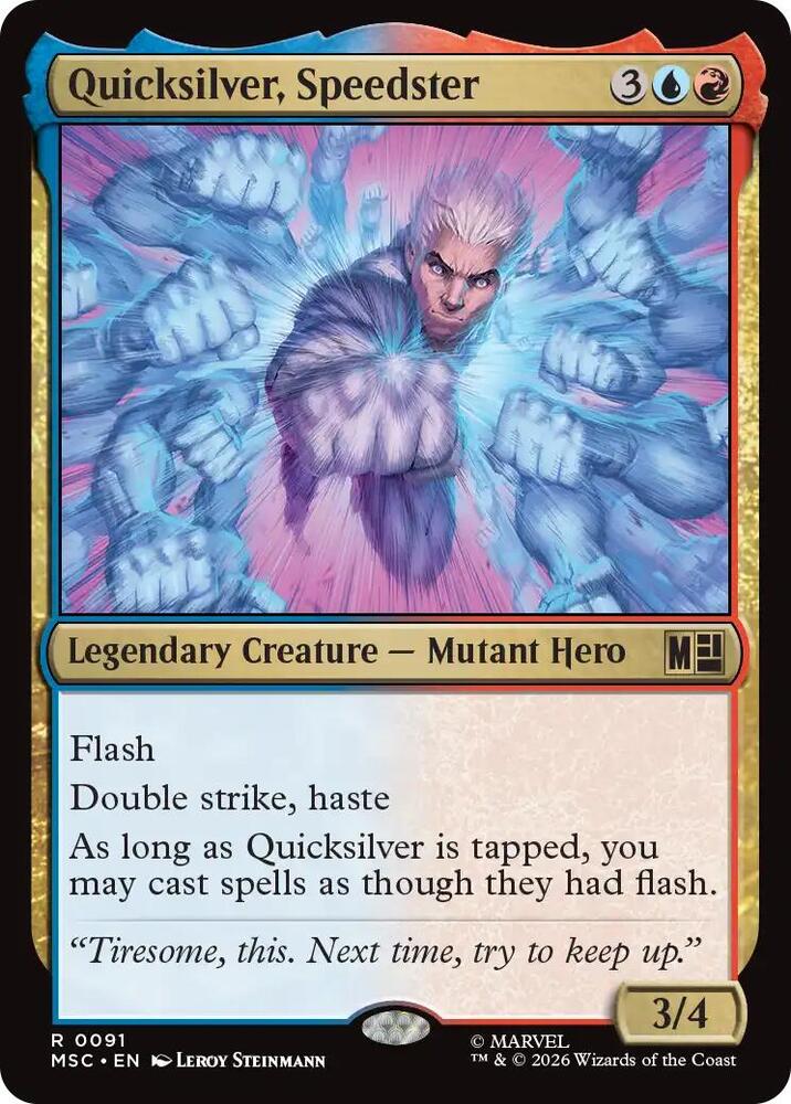 Quicksilver, Speedster (91) [Marvel Super Heroes Commander]