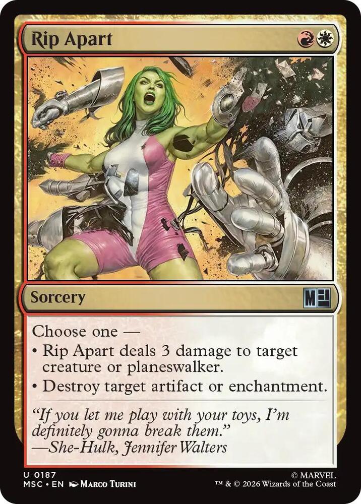 Rip Apart (187) [Marvel Super Heroes Commander]
