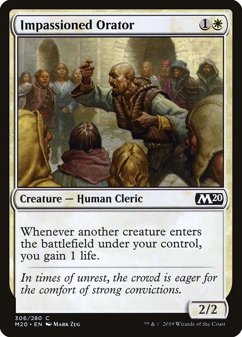 Impassioned Orator (306) [Core Set 2020]
