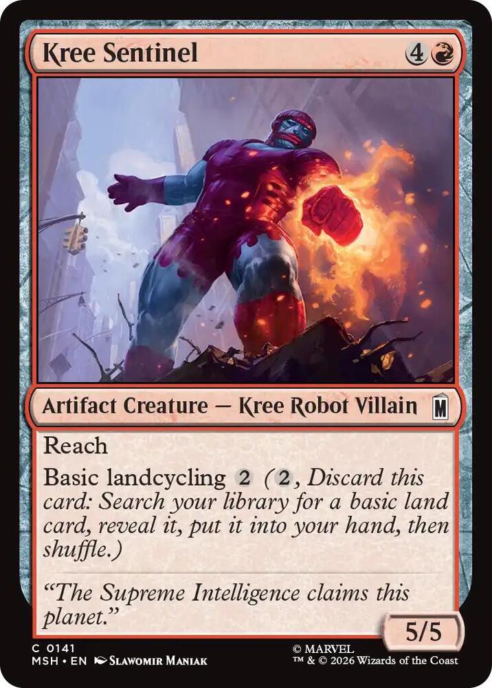 Kree Sentinel (141) [Marvel Super Heroes]