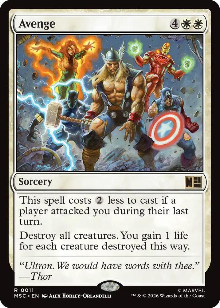 Avenge (11) [Marvel Super Heroes Commander]