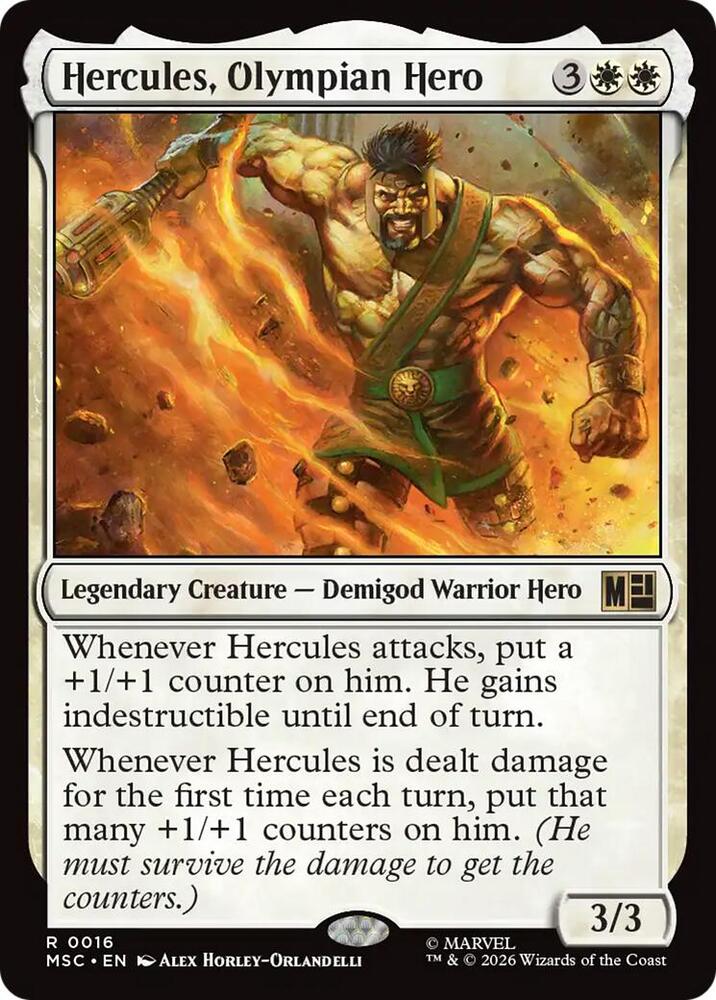 Hercules, Olympian Hero (16) [Marvel Super Heroes Commander]