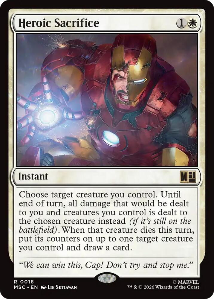 Heroic Sacrifice (18) [Marvel Super Heroes Commander]