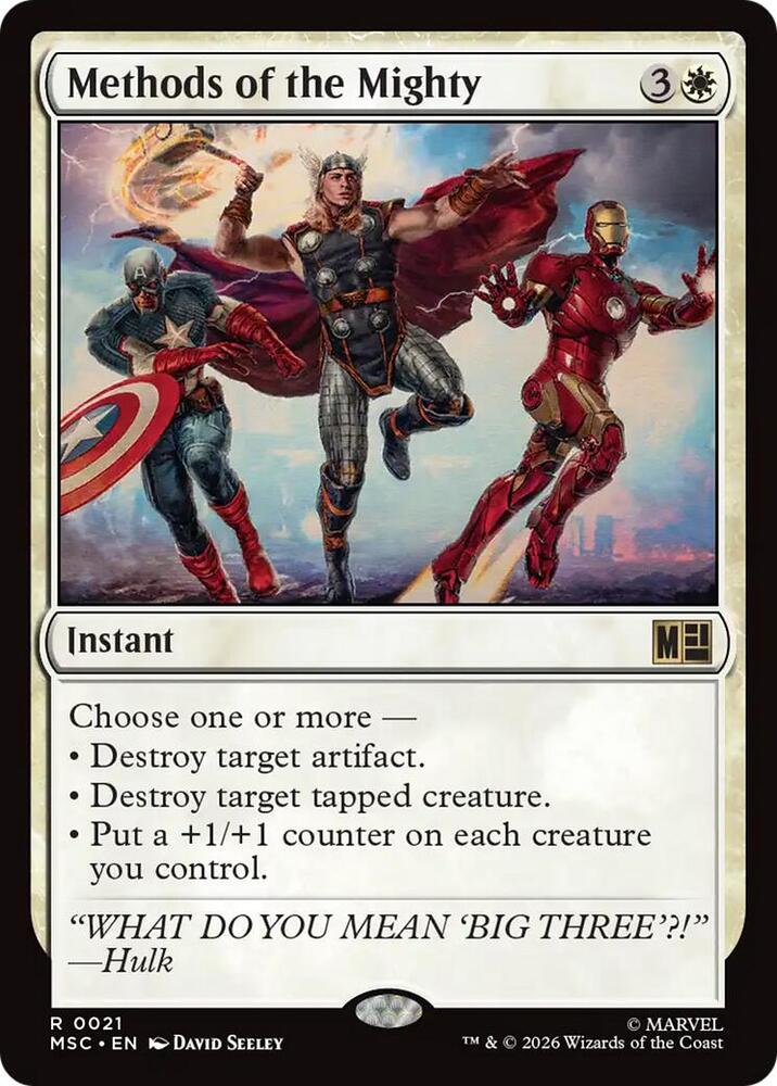 Methods of the Mighty (21) [Marvel Super Heroes Commander]
