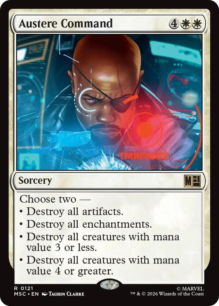 Austere Command (121) [Marvel Super Heroes Commander]