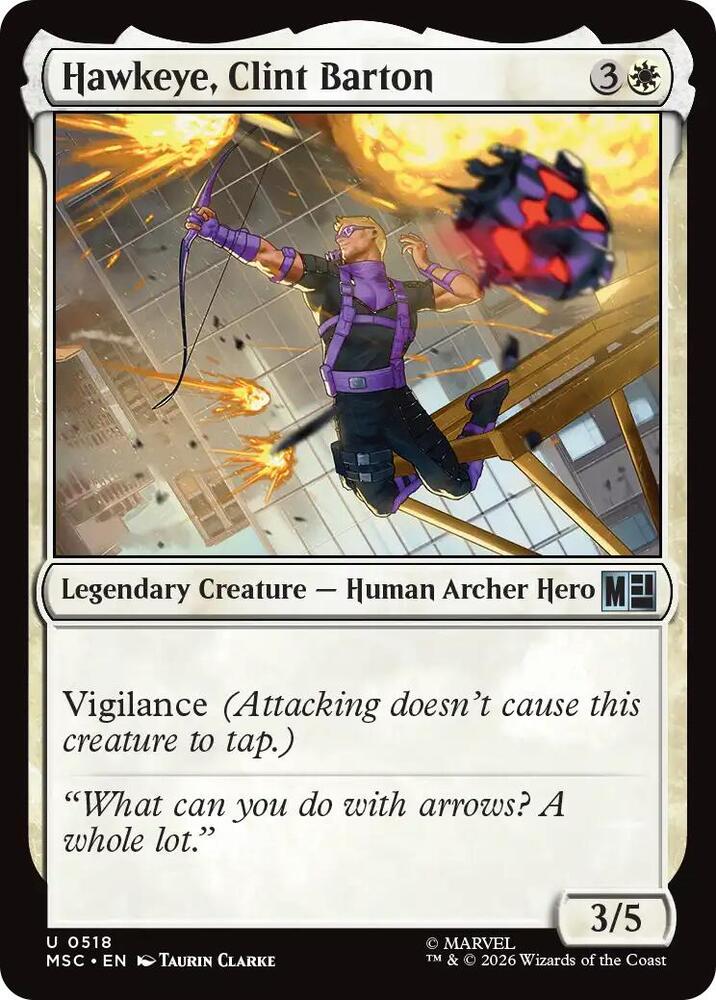 Hawkeye, Clint Barton (0518) [Marvel Super Heroes Commander]