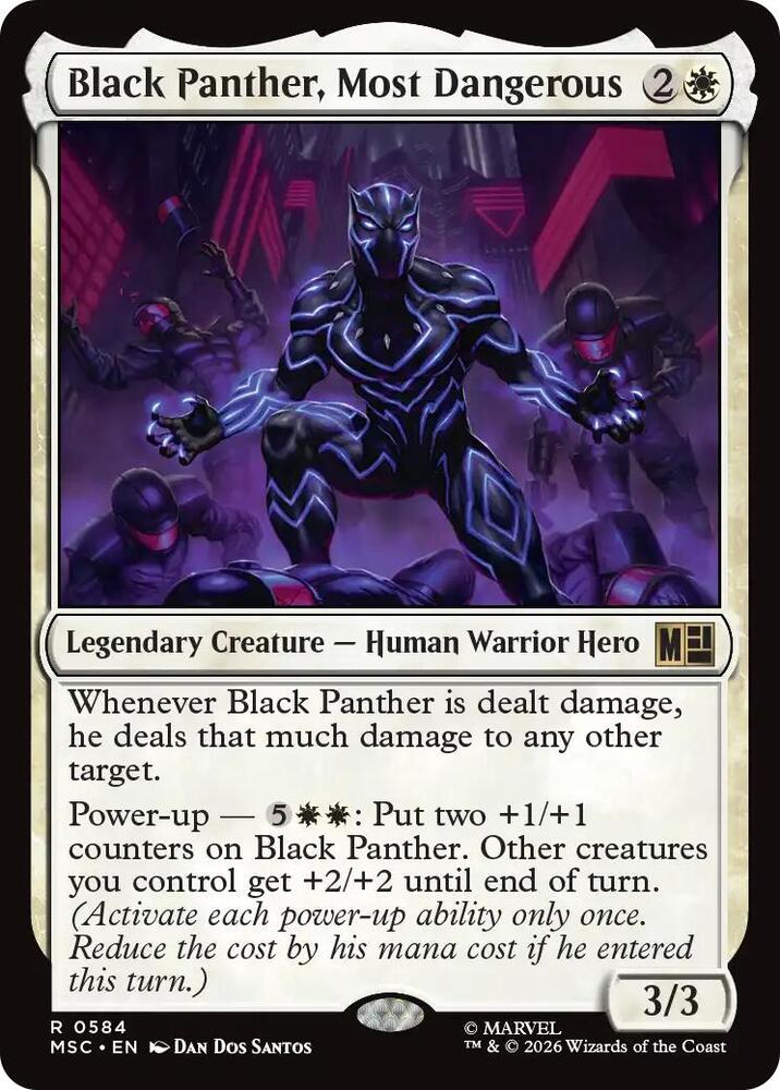 Black Panther, Most Dangerous (584) [Marvel Super Heroes Commander]